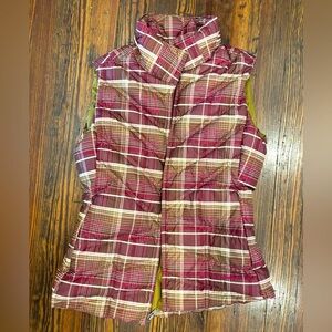 Patagonia Down With It Women’s Plaid Puffer Insulated Goose down Vest 51884